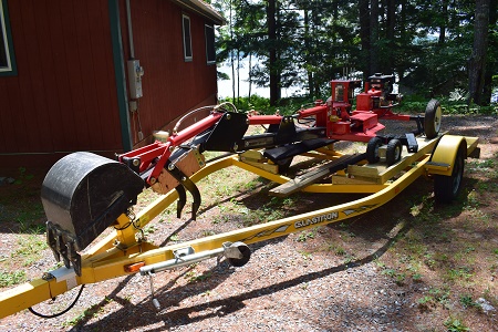 Harbor Freight Backhoe modifications