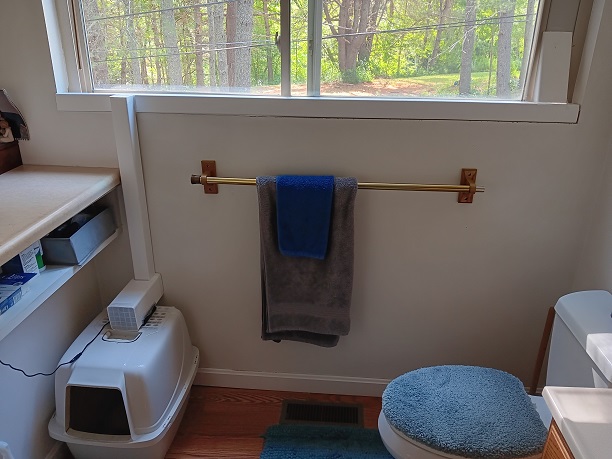 Cat's Litter Box Vent Saves Money