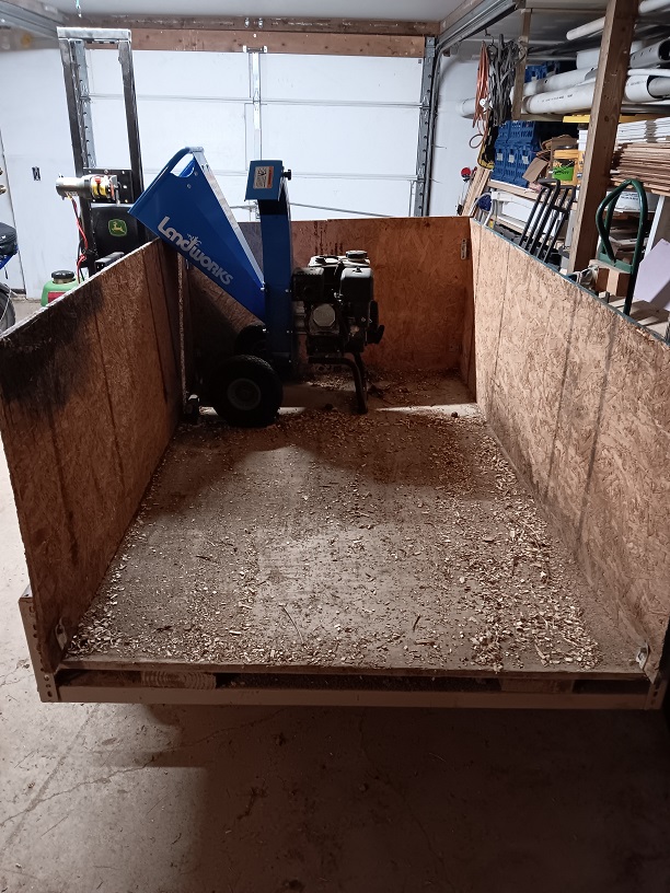 Electric Dump Trailer Wood Chipper