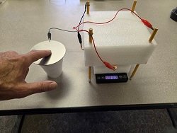 Use a scale to measure high voltages