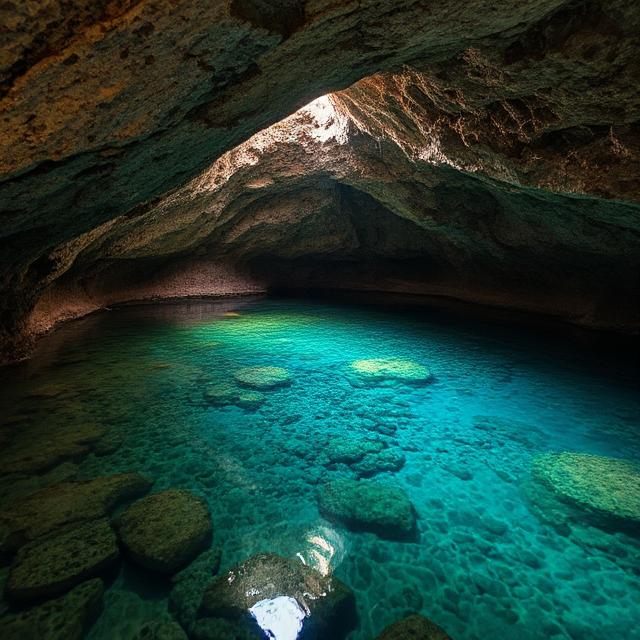 Underground Freshwater Spring